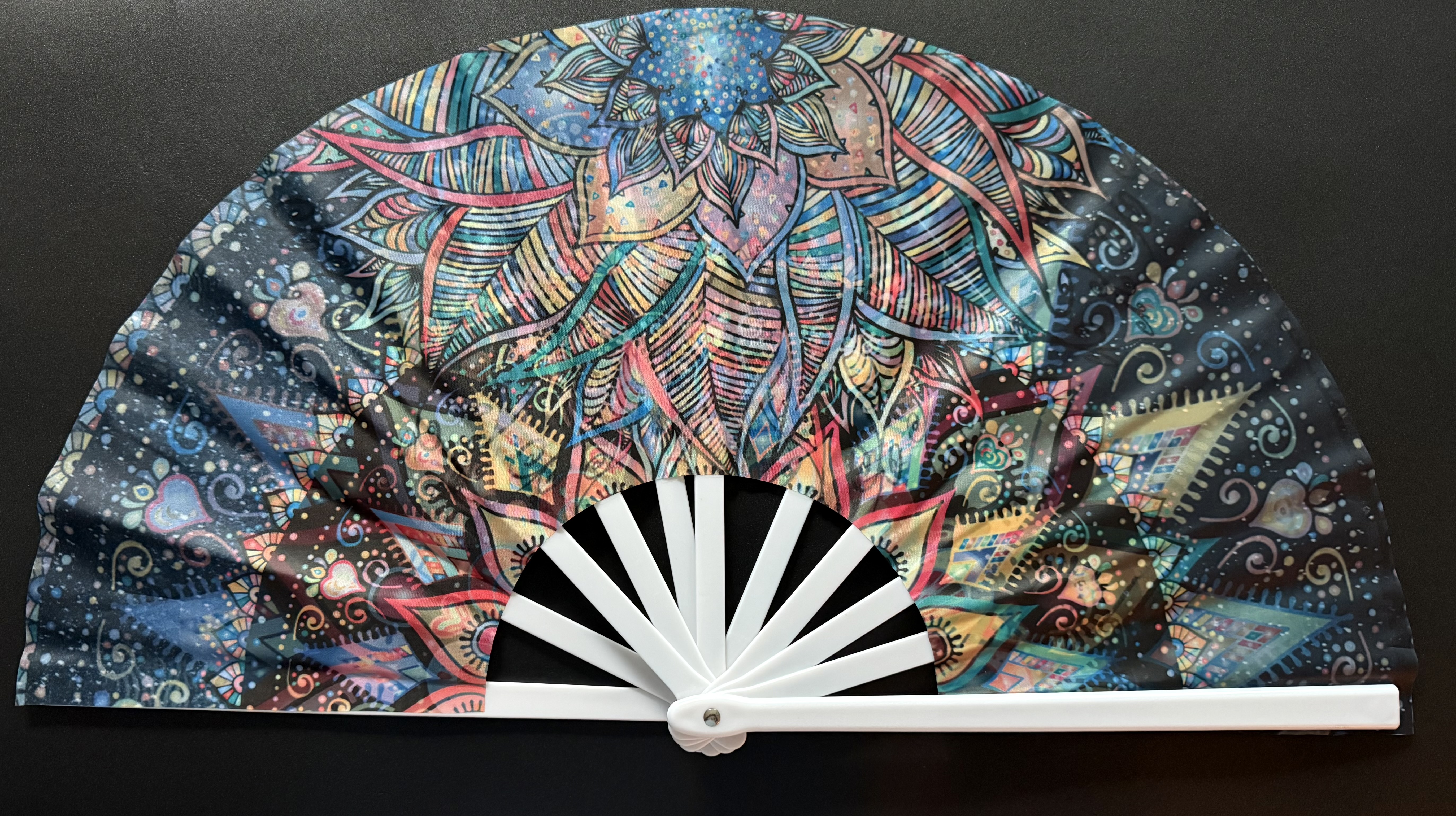 Clack Fan - Mandala Design 1